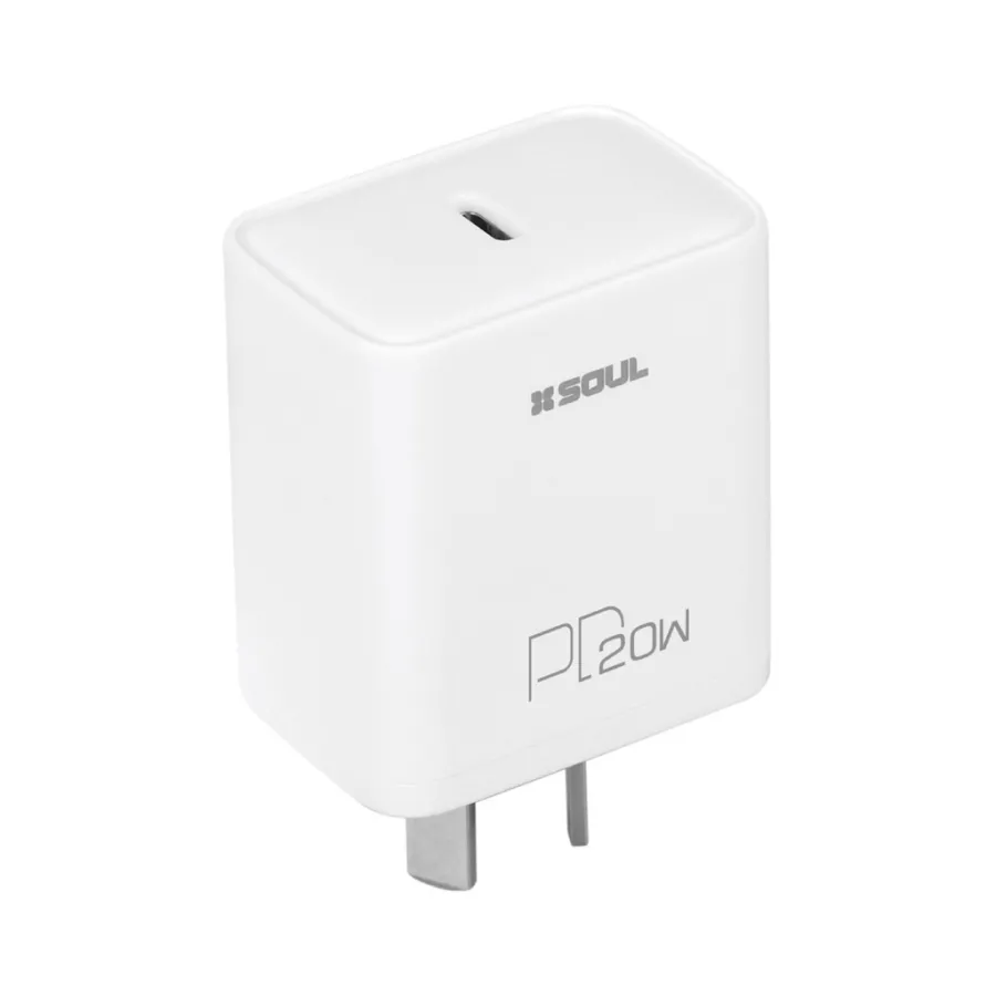 CARGADOR USB SOUL CVQ-PD20WL QC 20w TC-L LIGHTNING