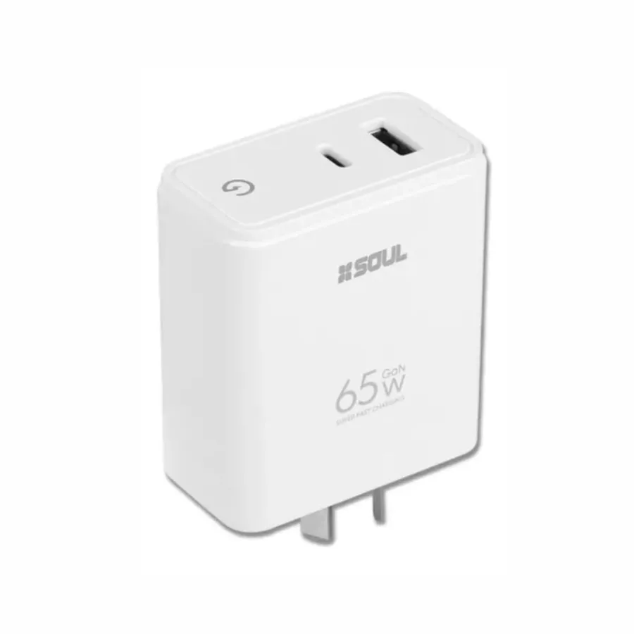 CARGADOR USB SOUL CVQ-USBPD65T TIPO C