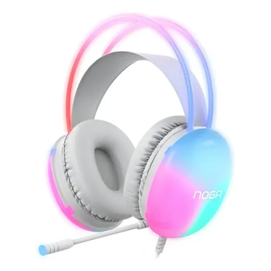 AURICULAR GAMER NOGANET ST-705 C/MICROFONO LED RGB ERGONOMICO
