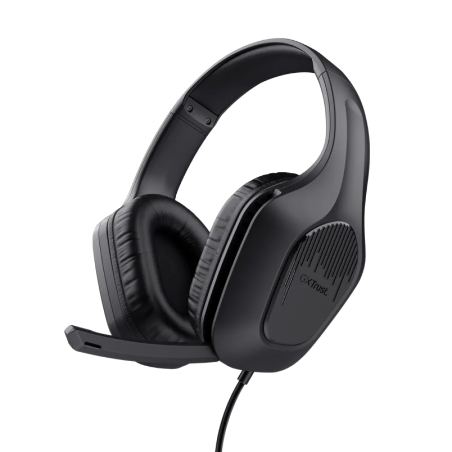 AURICULAR GAMER TRUST ZIROX GXT 415 C/MIC 1 X 3.5 PLUG NEGRO IDEAL CONSOLAS