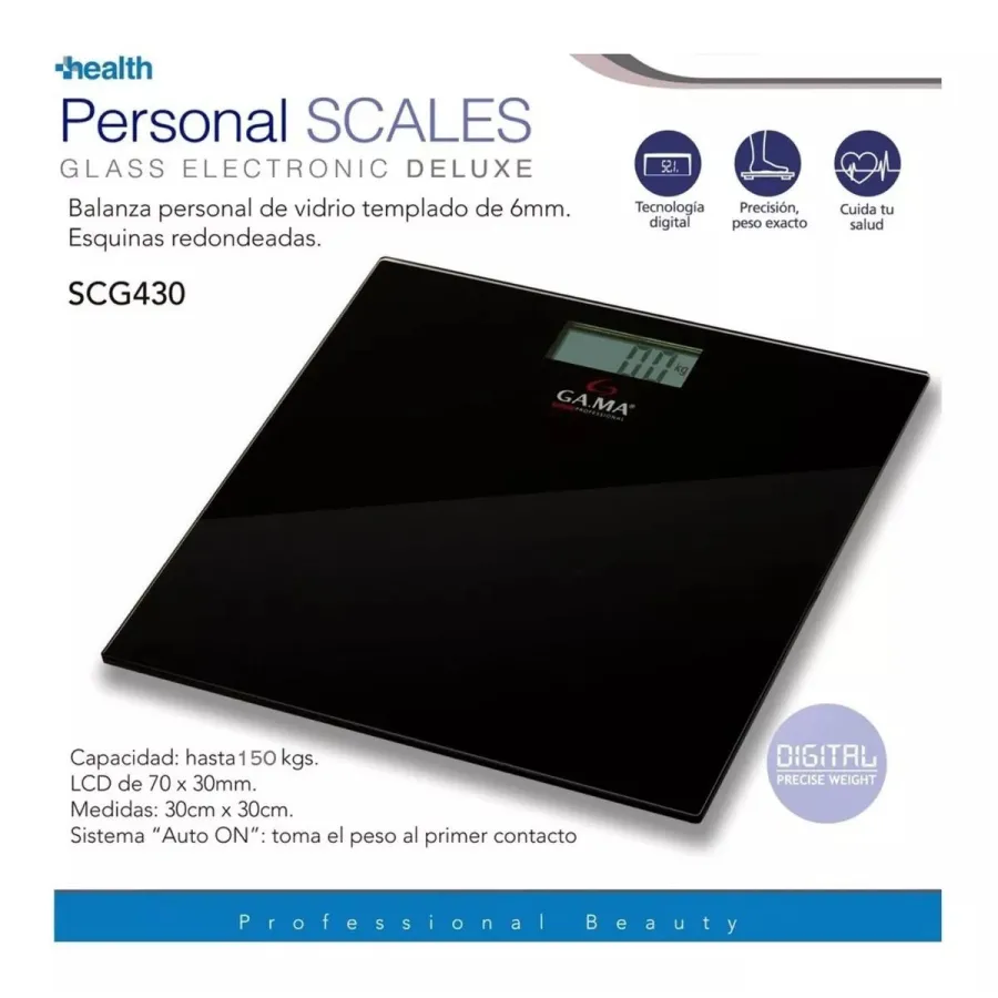 BALANZA CORPORAL GAMA NEG SCG-430