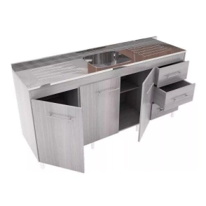 BAJO MESADA MAXIMO 1,60 GRIS