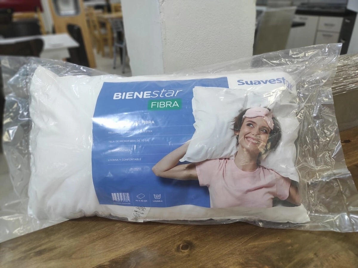 ALMOHADA SUAVESTAR BIENESTAR FIBRA 0.70x0.40